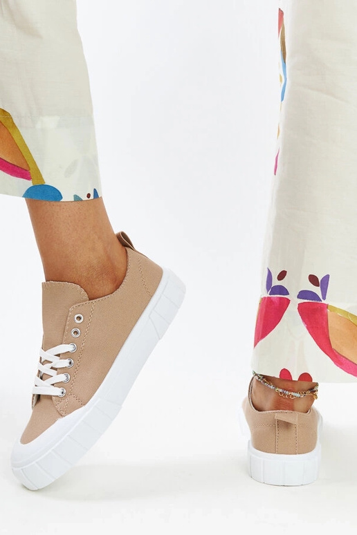 Tênis de tecido marrom Eduard's