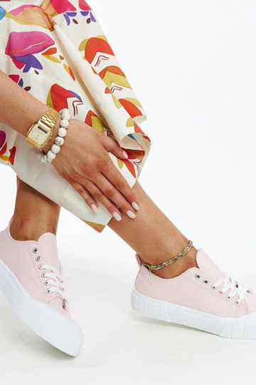 Tênis de tecido rosa do Eduard 2