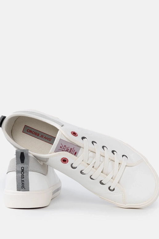 Tênis masculino CROSS JEANS branco e...