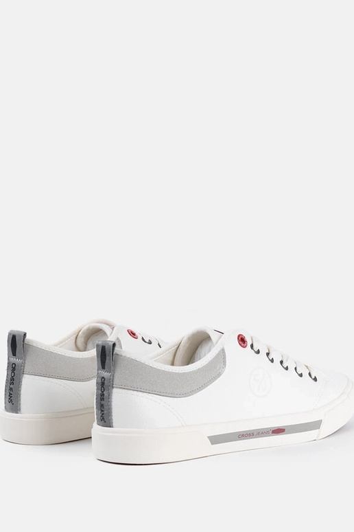 Tênis masculino CROSS JEANS branco e...