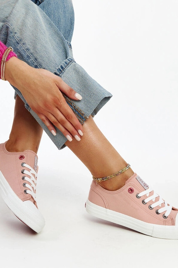 Tênis feminino rosa CROSS JEANS