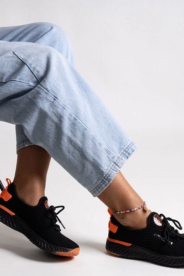 Tênis de tecido preto para mulher CROSS JEANS 2