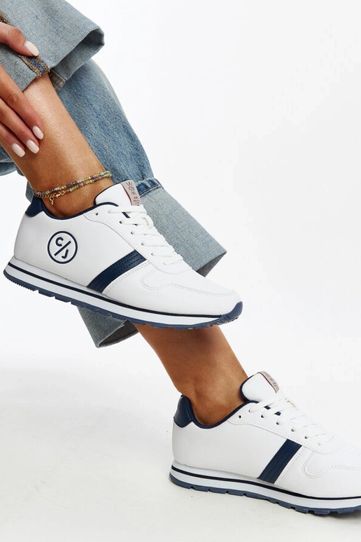 Tênis feminino CROSS JEANS branco e...