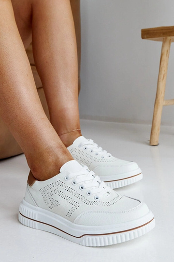 Tênis de couro bege Rushd 2