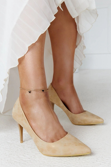 Szpilhas metálicas douradas...