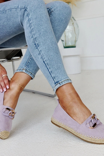 Alpercatas de corrente roxa... 2