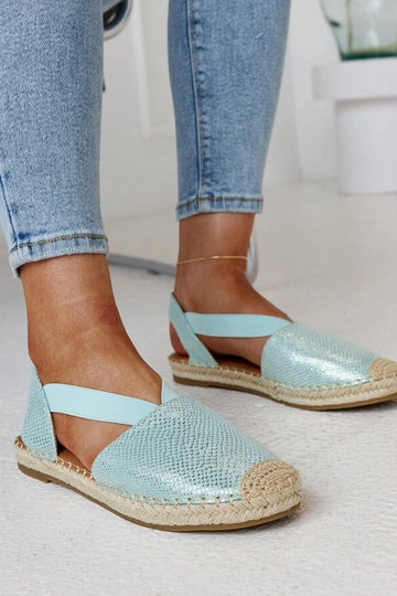 Alpercatas Slingback Verde Claro da Tharn 2