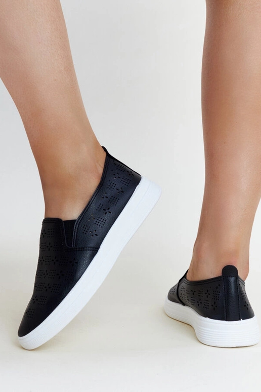 Tênis Preto Hilal Slip-On