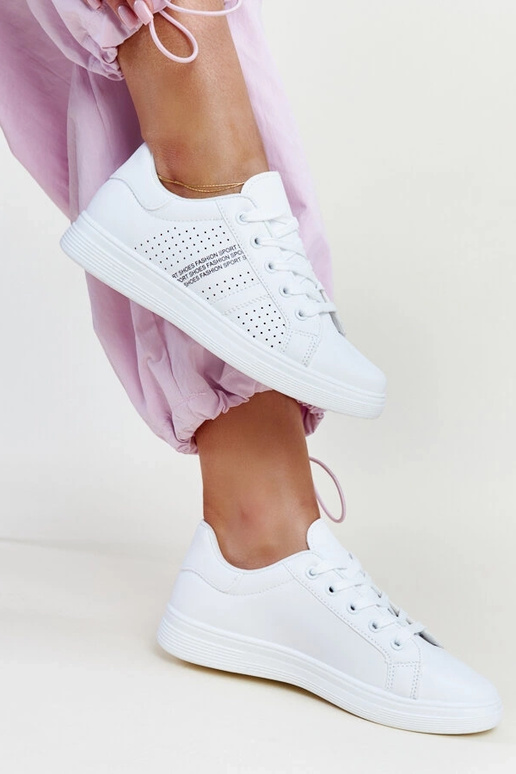 Tênis branco couro ecológico Berdine