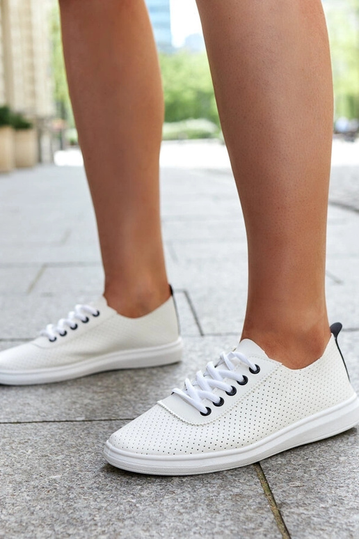 Tênis Katinka branco vazado