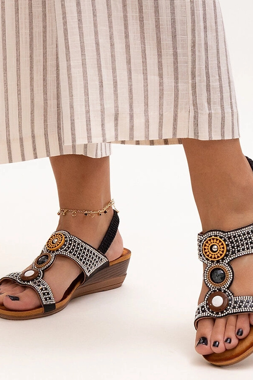 Sandálias Azeeza de salto baixo e...