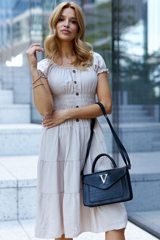 Bolsa de ombro com estampa de...