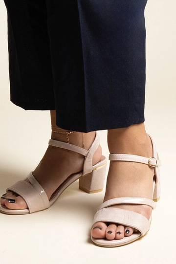 Sandálias Bege com...