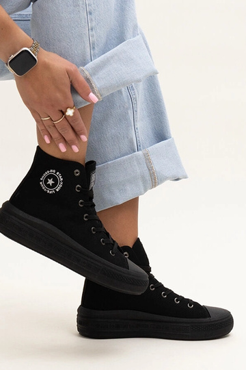 Tênis cano alto preto Big...