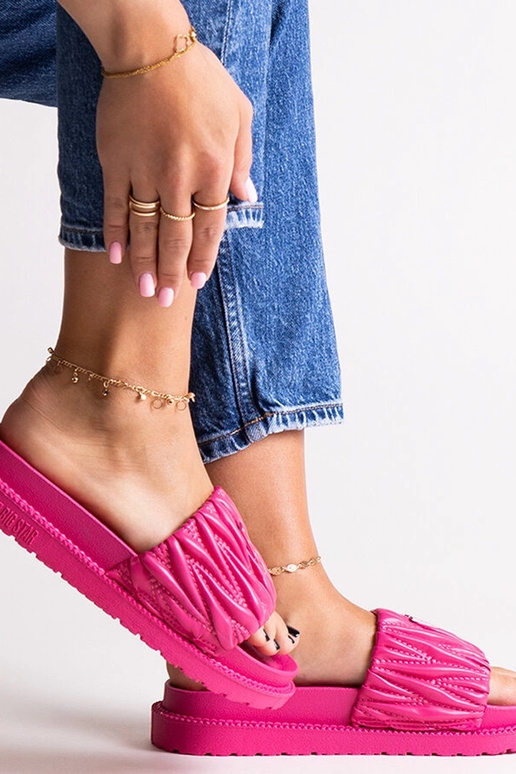 Chinelo com babados Pink Big Star... Chinelo com babados Pink Big Star...