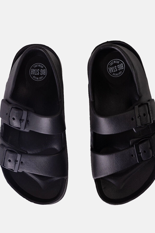 Sandálias pretas infantis Big Star...