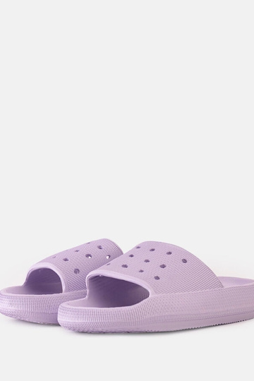 Slides roxos perfurados Adonay