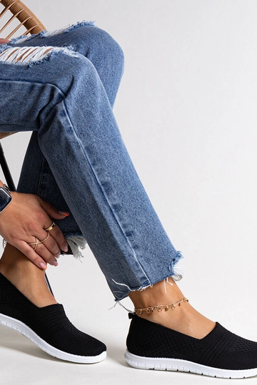 Tênis Shalha Slip-On Preto 2