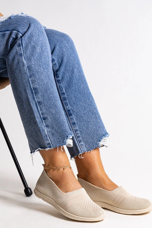 Tênis Shalha Slip-On Bege