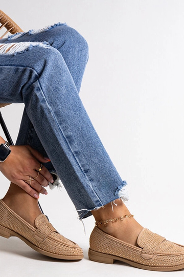 Mocassins marrons em...