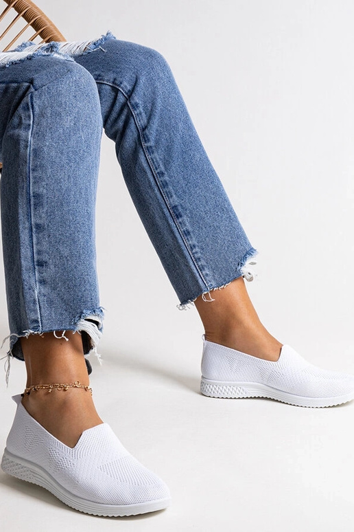 Tênis Abally Branco Slip-On