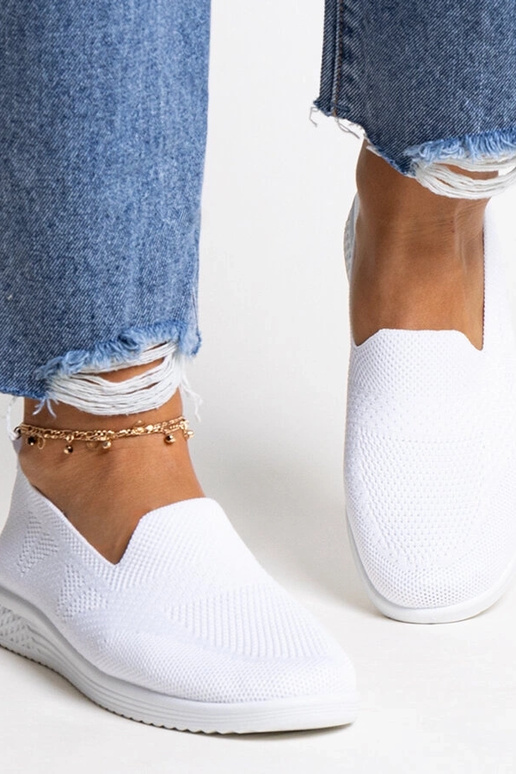 Tênis Abally Branco Slip-On