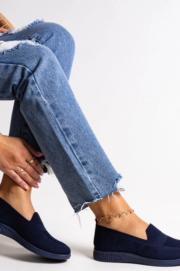 Tênis Abally Navy Slip-On