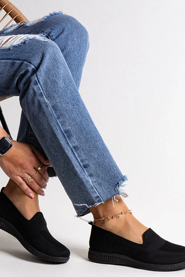 Tênis Abadaly Slip-On Preto