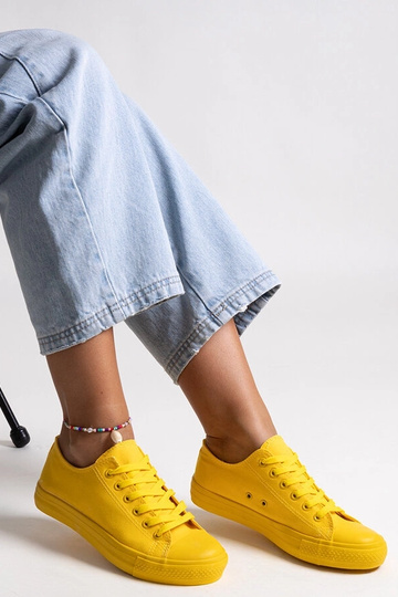Tênis Nudar clássico amarelo