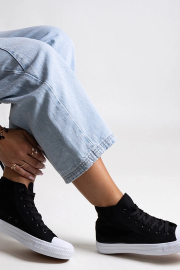 Tênis cano alto Ghanem preto