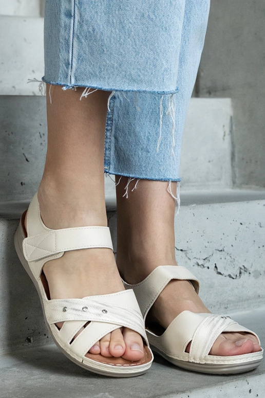 Sandálias plataforma Nural bege