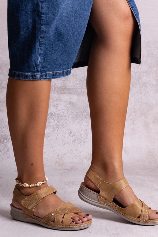 Sandálias plataforma marrom Nural