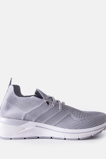 Tênis Gaberla cinza slip-on