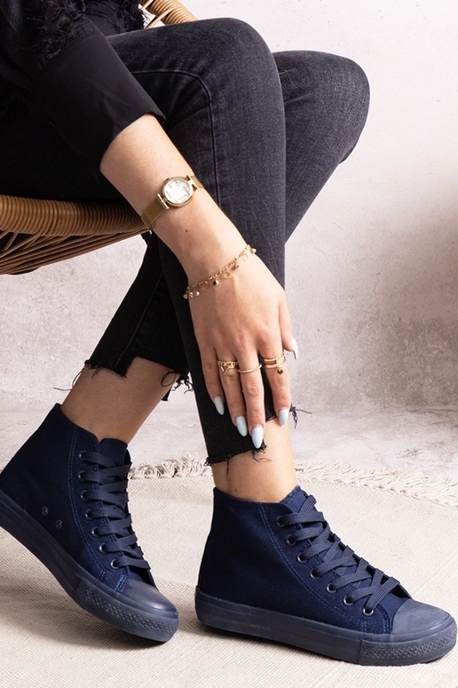 Tênis cano alto Rafife azul marinho