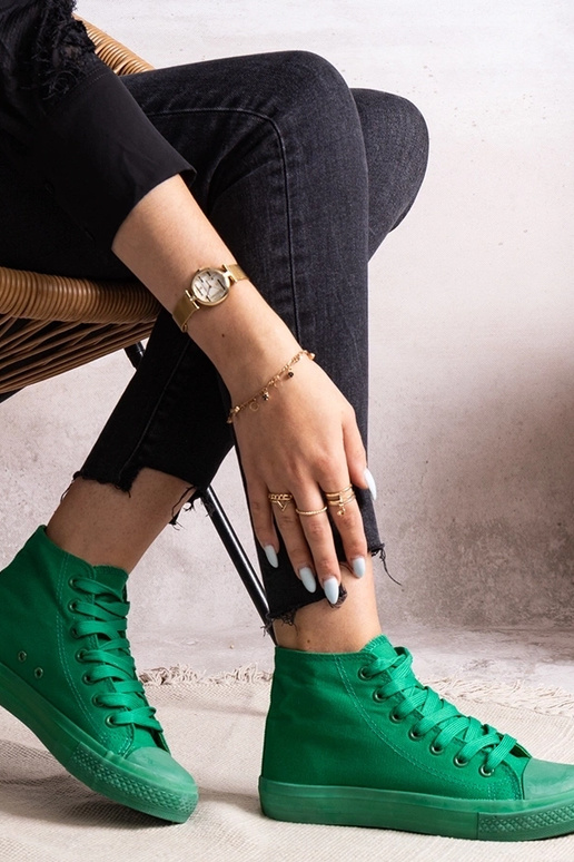 Tênis Rafife cano alto verde