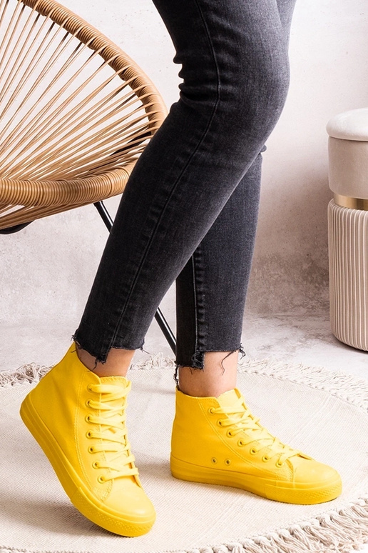Tênis cano alto amarelo Rafife