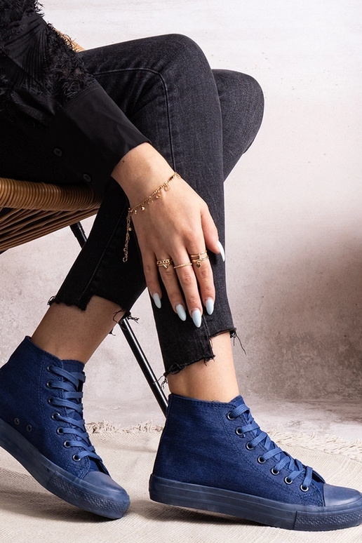 Tênis cano alto Rafife jeans