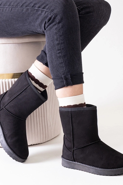 Botas de neve Libero clássicas pretas...