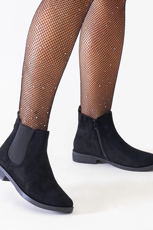 Botas de tornozelo clássicas pretas...