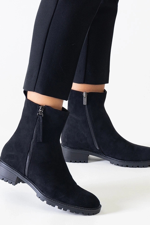 Botas de plataforma alta pretas de...