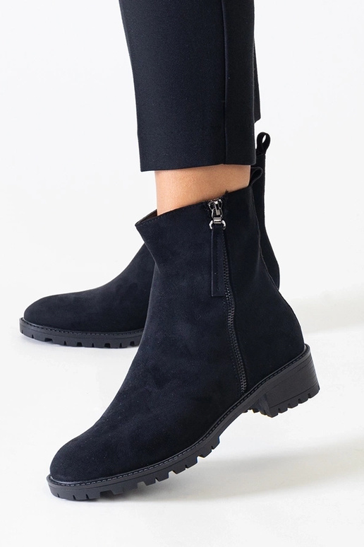 Botas de plataforma alta pretas de...