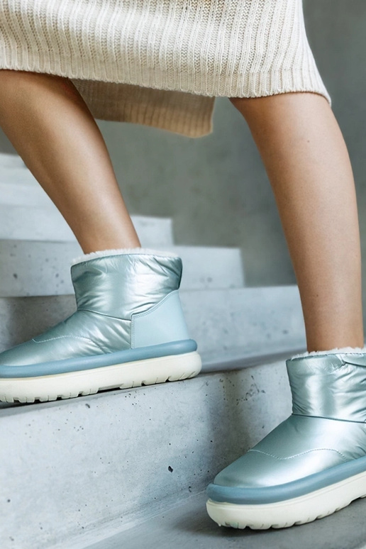 Botas de neve plataforma Cores verde...