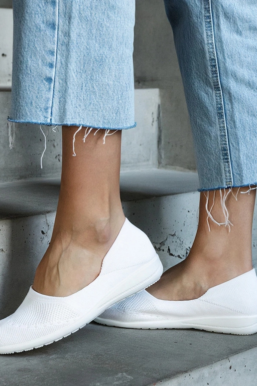 Sapatilhas de balé de tecido branco...