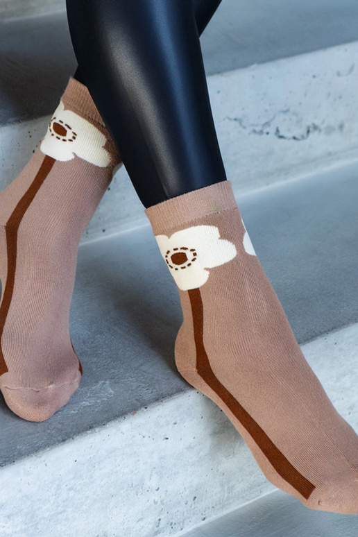 Meias quentes marrons Sella