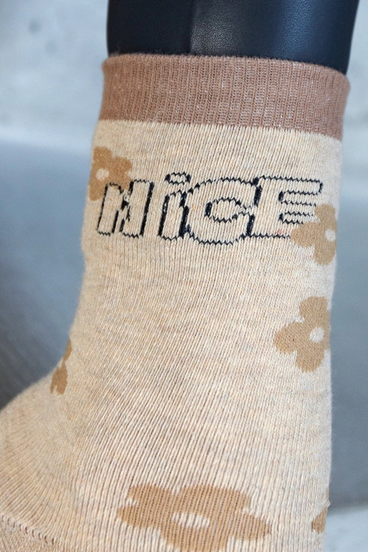 Meias quentes bege Sella Meias quentes bege Sella