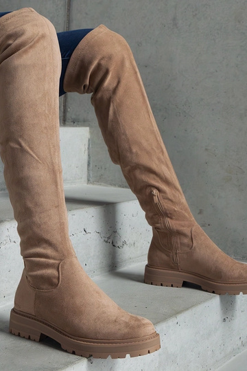 Botas longas marrons com... 2