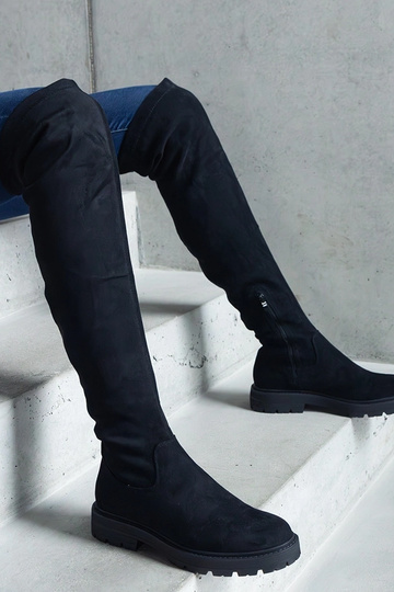 Botas pretas longas com... 2