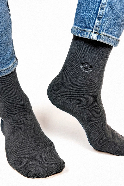 Meias quentes masculinas cinzas Narus