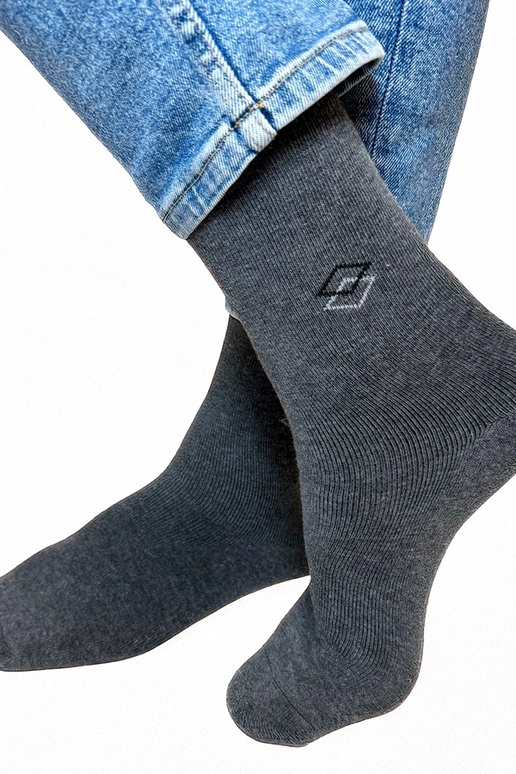 Meias quentes masculinas cinzas Narus