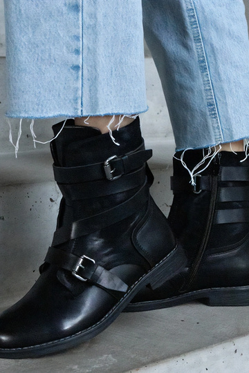 Botas pretas aquecidas de...